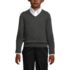 School Uniform Boys Cotton Modal Fine Gauge V-neck Sweater, Front