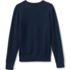 Boys Cotton Modal Fine Gauge V-neck Sweater, Back