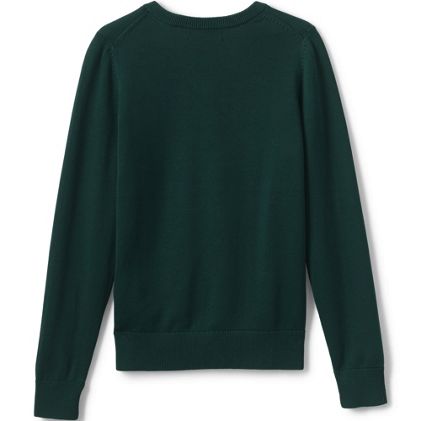 Boys Cotton Modal Fine Gauge V-neck Sweater - image 1
