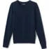 Boys Cotton Modal Fine Gauge V-neck Sweater, Front