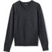 School Uniform Boys Cotton Modal Fine Gauge V-neck Sweater, Front