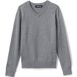 Boys Cotton Modal Fine Gauge V-neck Sweater, Front