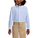 Boys Long Sleeve Solid Oxford Dress Shirt, Front