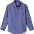 Boys Long Sleeve Solid Oxford Dress Shirt, Front