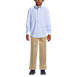 School Uniform Kids Adaptive Long Sleeve Oxford Dress Shirt, alternative image