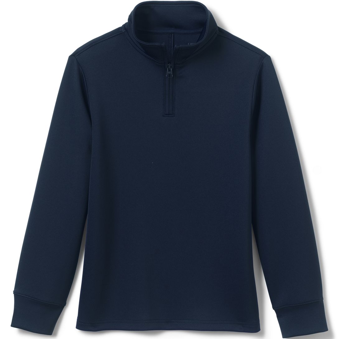 School Uniform Kids Active Performance Quarter Zip Pullover