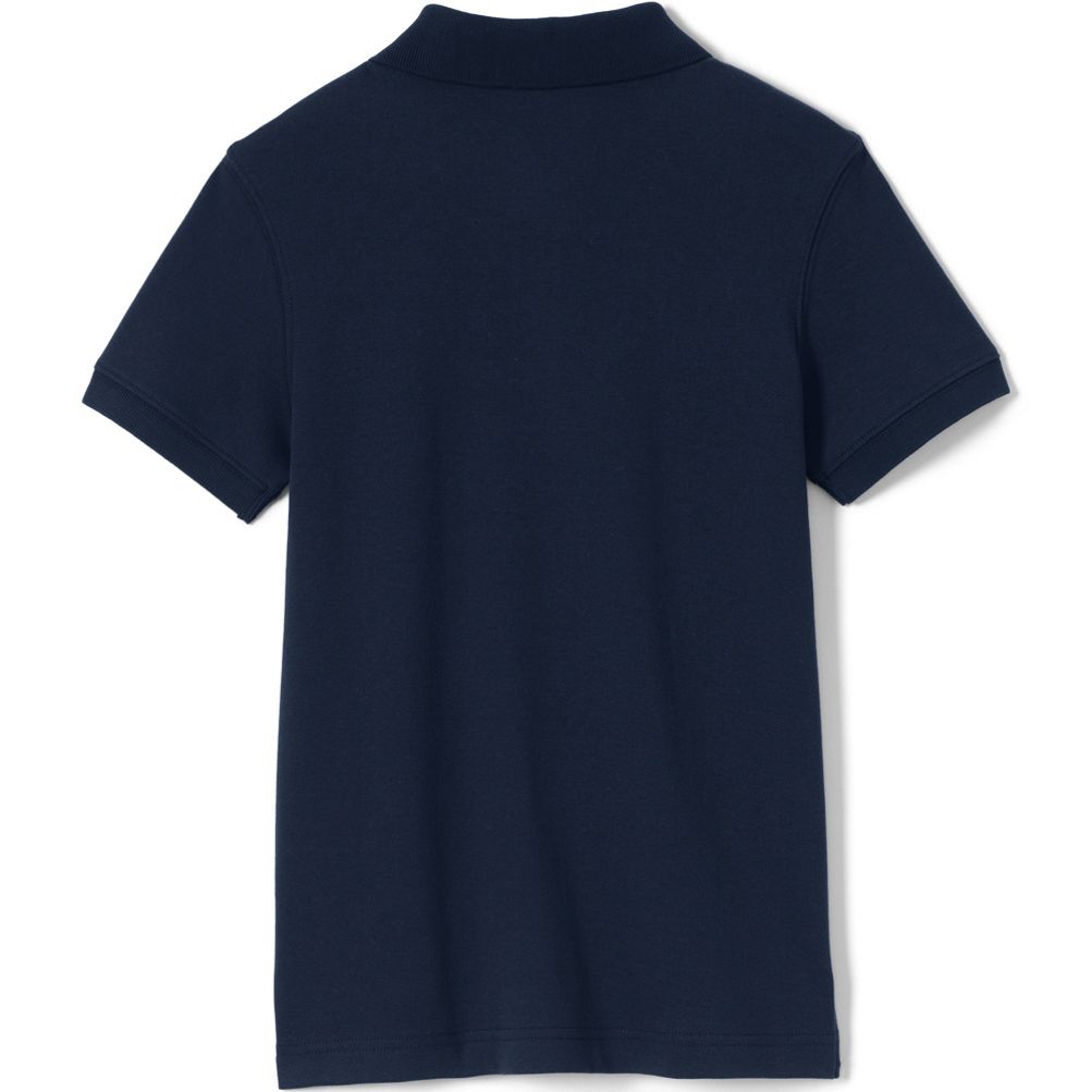 Kids Short Sleeve Tailored Fit End Interlock Shirt | Lands\' Polo