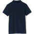 School Uniform Kids Short Sleeve Tailored Fit Interlock Polo Shirt, Back