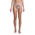 Women's Chlorine Resistant Reversible High Waisted Bikini Bottoms, Front