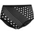 Women's Chlorine Resistant Reversible High Waisted Bikini Bottoms, Front