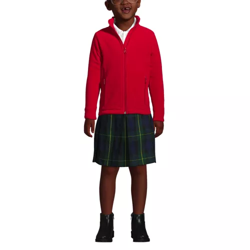 School Uniform Kids Full-Zip Mid-Weight Fleece Jacket, Front