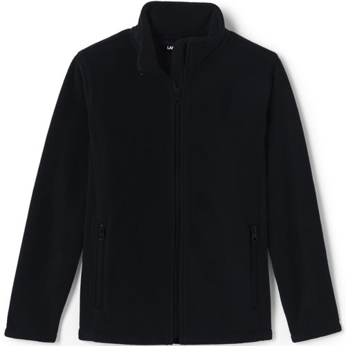 Lands' End School Uniform Women's Full-zip Mid-weight Fleece Jacket - Small  - Classic Navy : Target