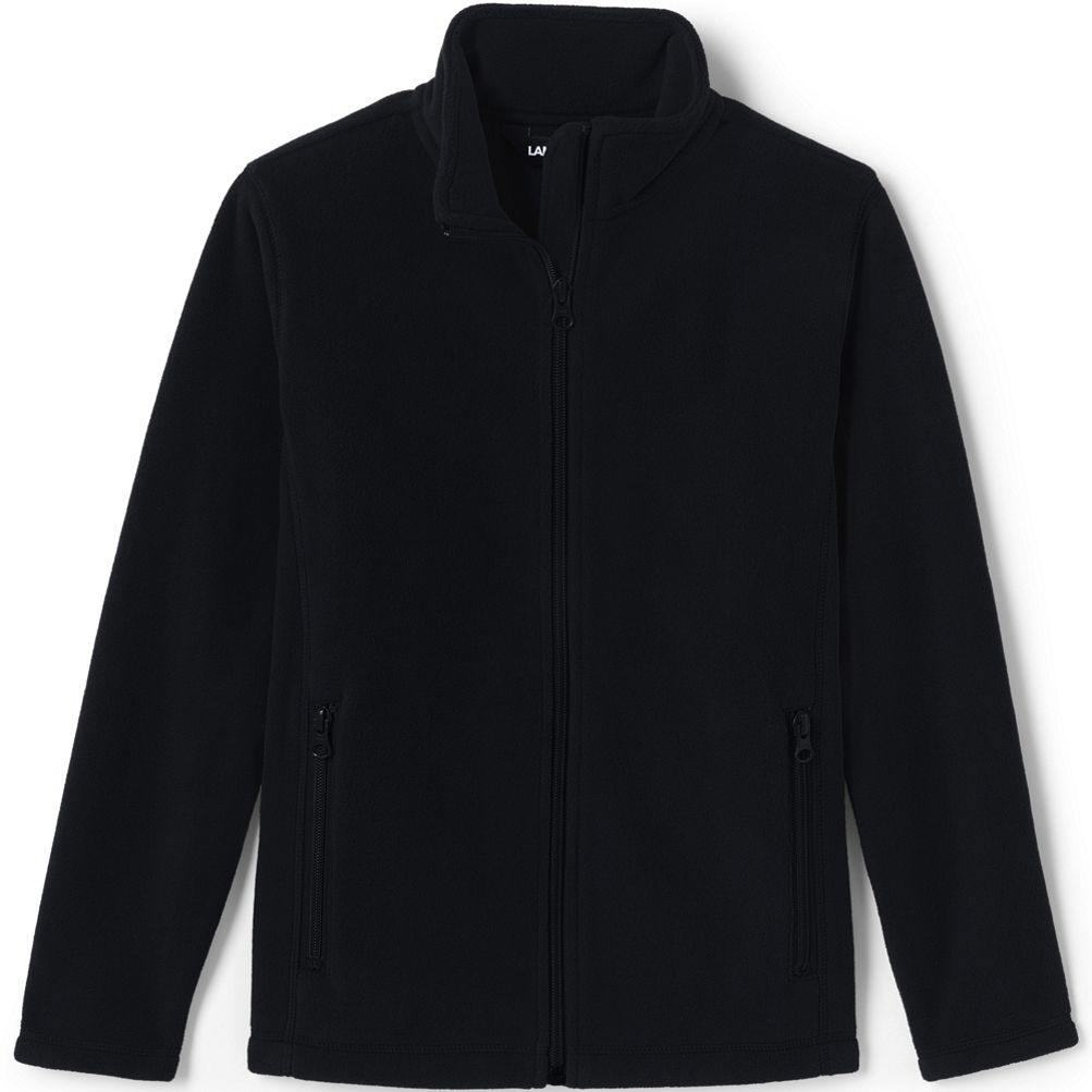 Kids Full-Zip Mid-Weight Fleece Jacket | Lands' End