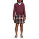 School Uniform Kids Cotton Modal V-neck Sweater, Front