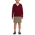 School Uniform Kids Cotton Modal V-neck Sweater, Front