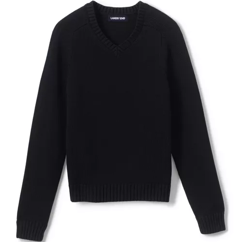 School Uniform Kids Legacy V-neck Sweater, Front