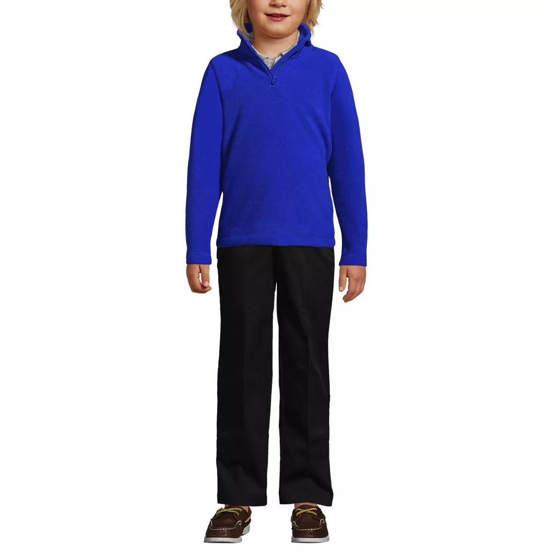 Kids Lightweight Fleece Quarter Zip Pullover