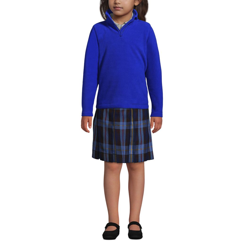 School Uniform Kids Lightweight Fleece Quarter Zip Pullover
