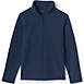 School Uniform Kids Lightweight Fleece Quarter Zip Pullover, Front