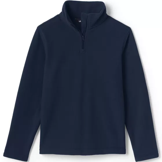 School Uniform Lightweight Fleece Quarter Zip Pullover - primary