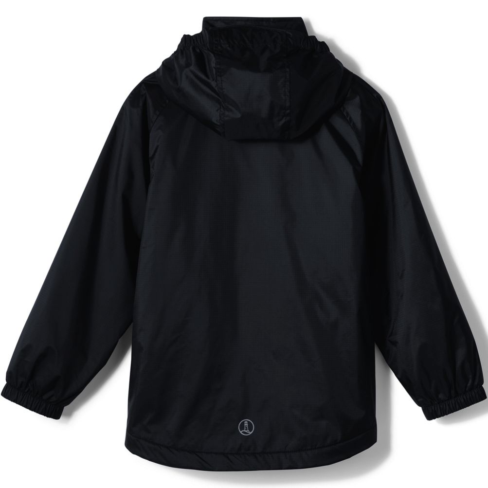 Kids fleece lined rain hot sale jacket