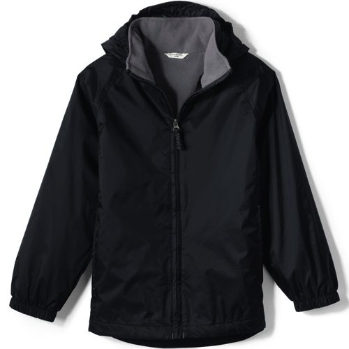 Fleece lined rain jacket on sale