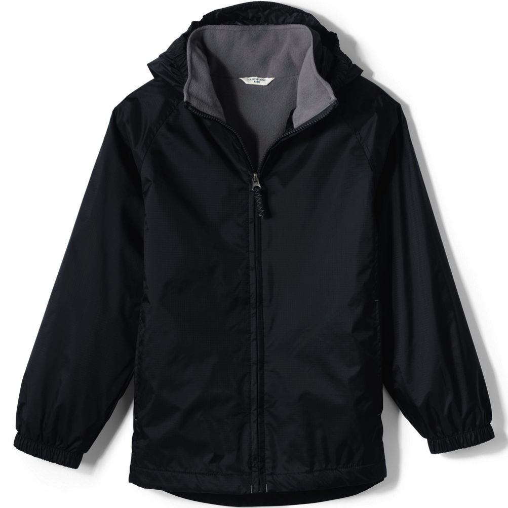 Removable fleece lined rain hot sale jacket