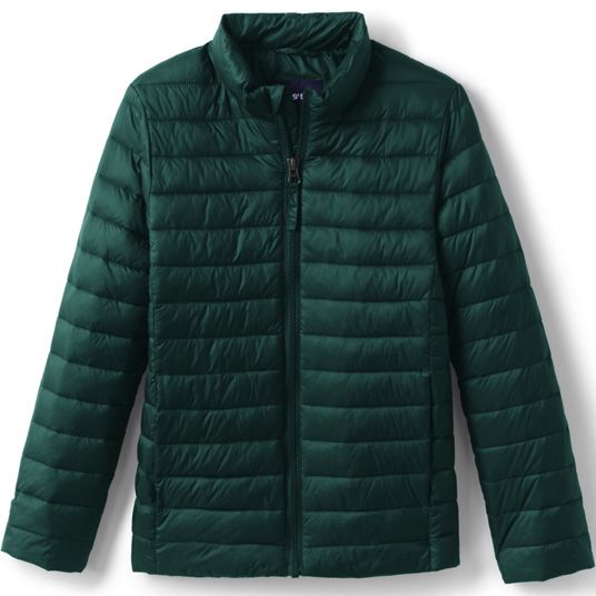 Regular Green Nylon Outerwear | Lands' End