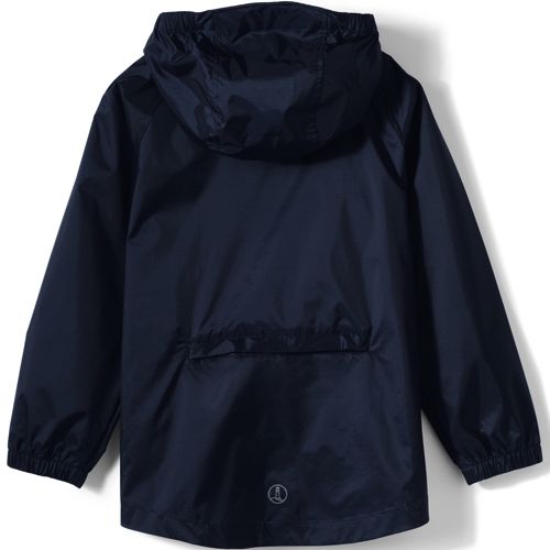 School Uniform Kids Fleece Lined Rain Jacket