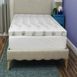 SensorPedic 3 inch Charcoal Infused Memory Foam Mattress Topper, alternative image