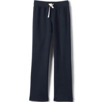 Lands' End Kids Sherpa Fleece Lined Jogger Sweatpants - Classic Navy, Size Large