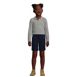 Girls Long Sleeve Feminine Fit Mesh Polo Shirt, alternative image