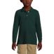 Girls Long Sleeve Feminine Fit Mesh Polo Shirt, Front