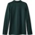 Girls Long Sleeve Feminine Fit Mesh Polo Shirt, Back