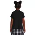 School Uniform Girls Short Sleeve Feminine Fit Interlock Polo Shirt, Back