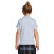 Girls Short Sleeve Feminine Fit Interlock Polo Shirt, Back