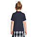 School Uniform Girls Short Sleeve Feminine Fit Interlock Polo Shirt, Back