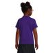 Girls Short Sleeve Feminine Fit Interlock Polo Shirt, Back