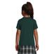 Girls Short Sleeve Feminine Fit Interlock Polo Shirt, Back