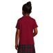 Girls Short Sleeve Feminine Fit Interlock Polo Shirt, Back