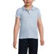 Girls Short Sleeve Feminine Fit Interlock Polo Shirt, Front