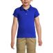 Girls Short Sleeve Feminine Fit Interlock Polo Shirt, Front