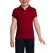 Girls Short Sleeve Feminine Fit Interlock Polo Shirt, Front