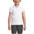 School Uniform Girls Short Sleeve Feminine Fit Interlock Polo Shirt, Front