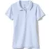 Girls Short Sleeve Feminine Fit Interlock Polo Shirt, Front