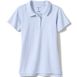 Girls Short Sleeve Feminine Fit Interlock Polo Shirt, Front