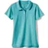 Girls Short Sleeve Feminine Fit Interlock Polo Shirt, Front