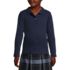 School Uniform Girls Long Sleeve Feminine Fit Interlock Polo Shirt, Front
