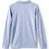 School Uniform Girls Long Sleeve Feminine Fit Interlock Polo Shirt, Back