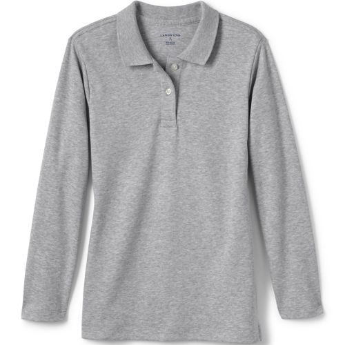 Mills Uniform Company - Ann and Nate Levine Academy - Unisex Cotton/poly  Pique Long-sleeve Polo with logo